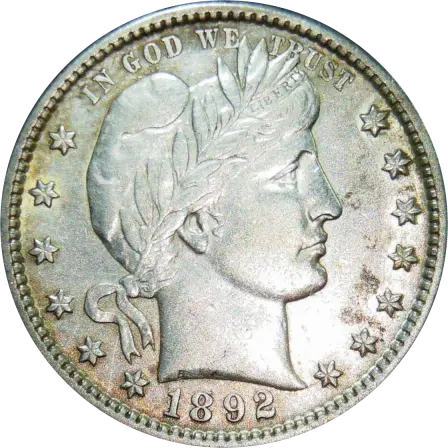 1892-S Barber quarter