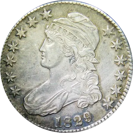 1829 Capped Bust half dollar