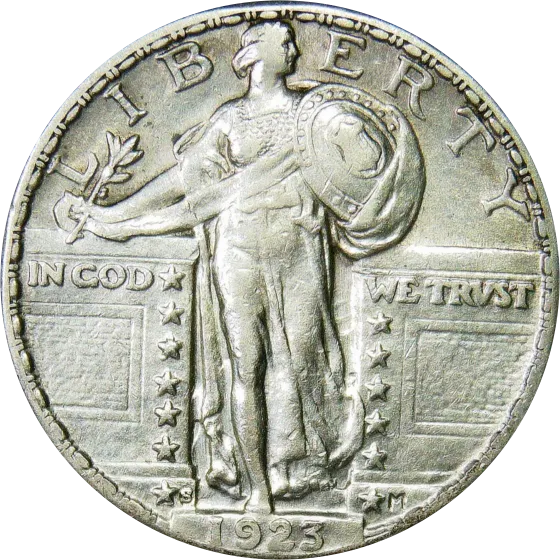 1923-S Standing Liberty quarter